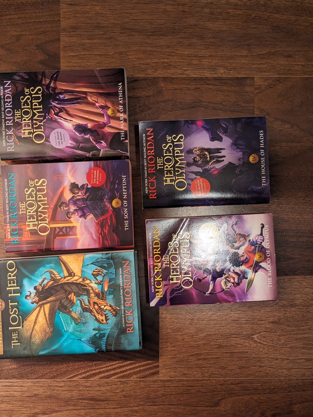 The Heroes of Olympus Book Set (1-5)